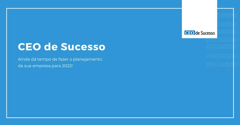 Banner de propaganda CEO de Sucesso